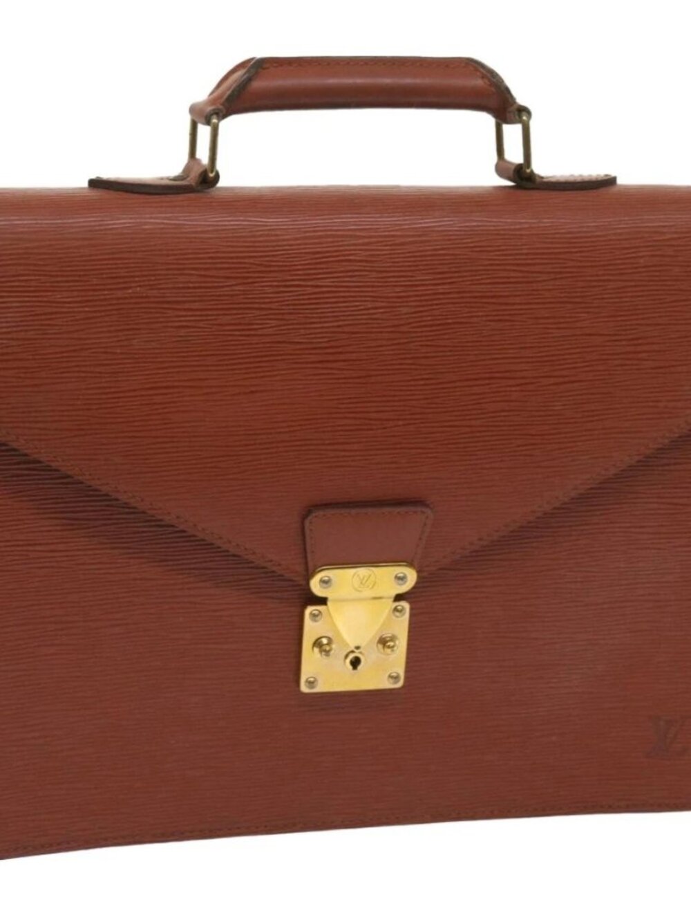 Louis Vuitton Epi Serviette Conseiller Briefcase Brown